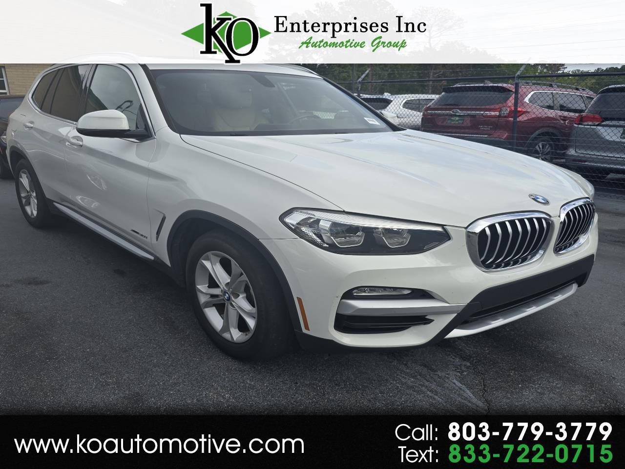 2018 BMW X3 xDrive30i Sports Activity Vehicle
