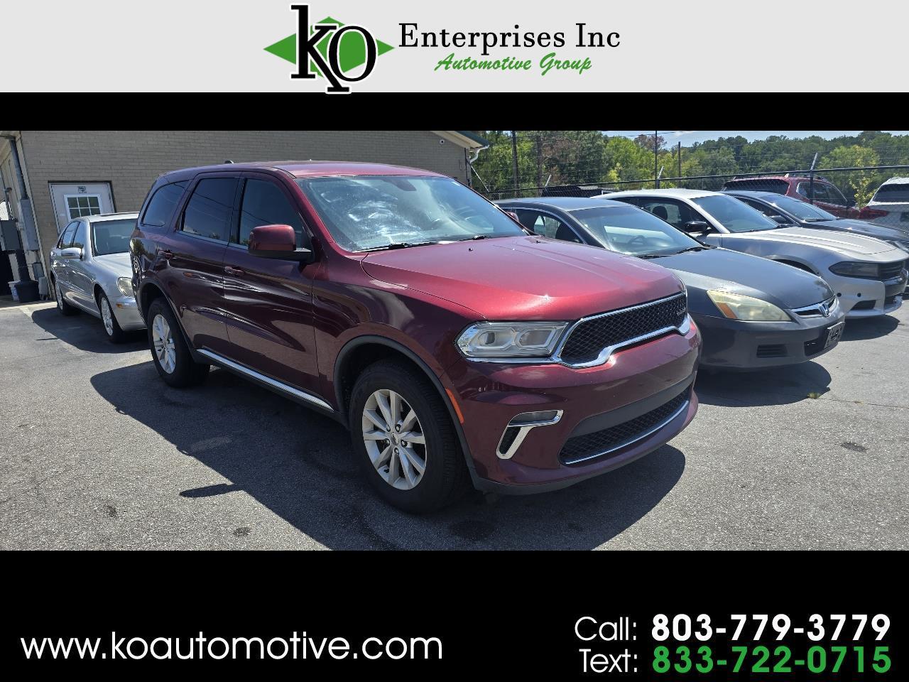 2021 Dodge Durango SXT AWD