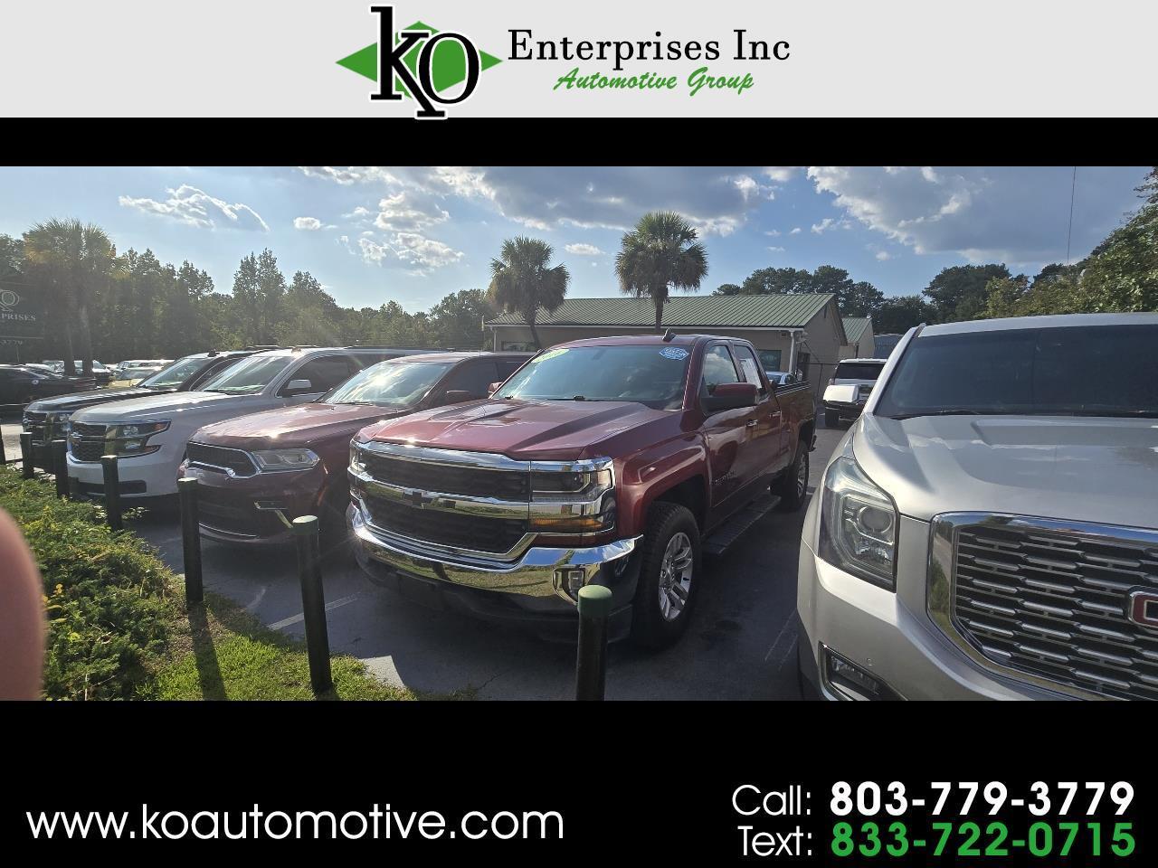 2016 Chevrolet Silverado 1500 4WD Double Cab 143.5" LT w/1LT