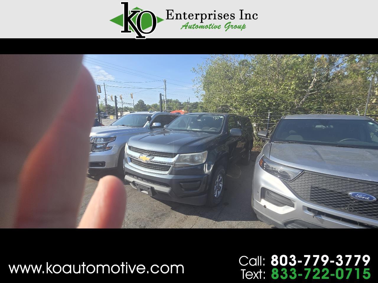 2019 Chevrolet Colorado 4WD Ext Cab 128.3" Work Truck