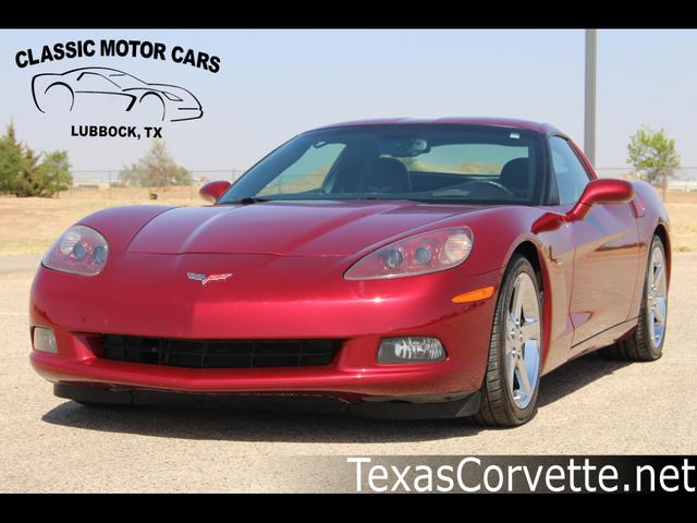 Red (Maroon) 2007 Chevrolet Corvette Coupe RWD Coupe Rear-Wheel Drive Automatic