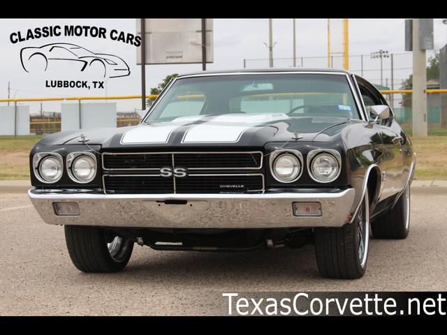 Black 1970 Chevrolet Chevelle Coupe 6-Speed Manual