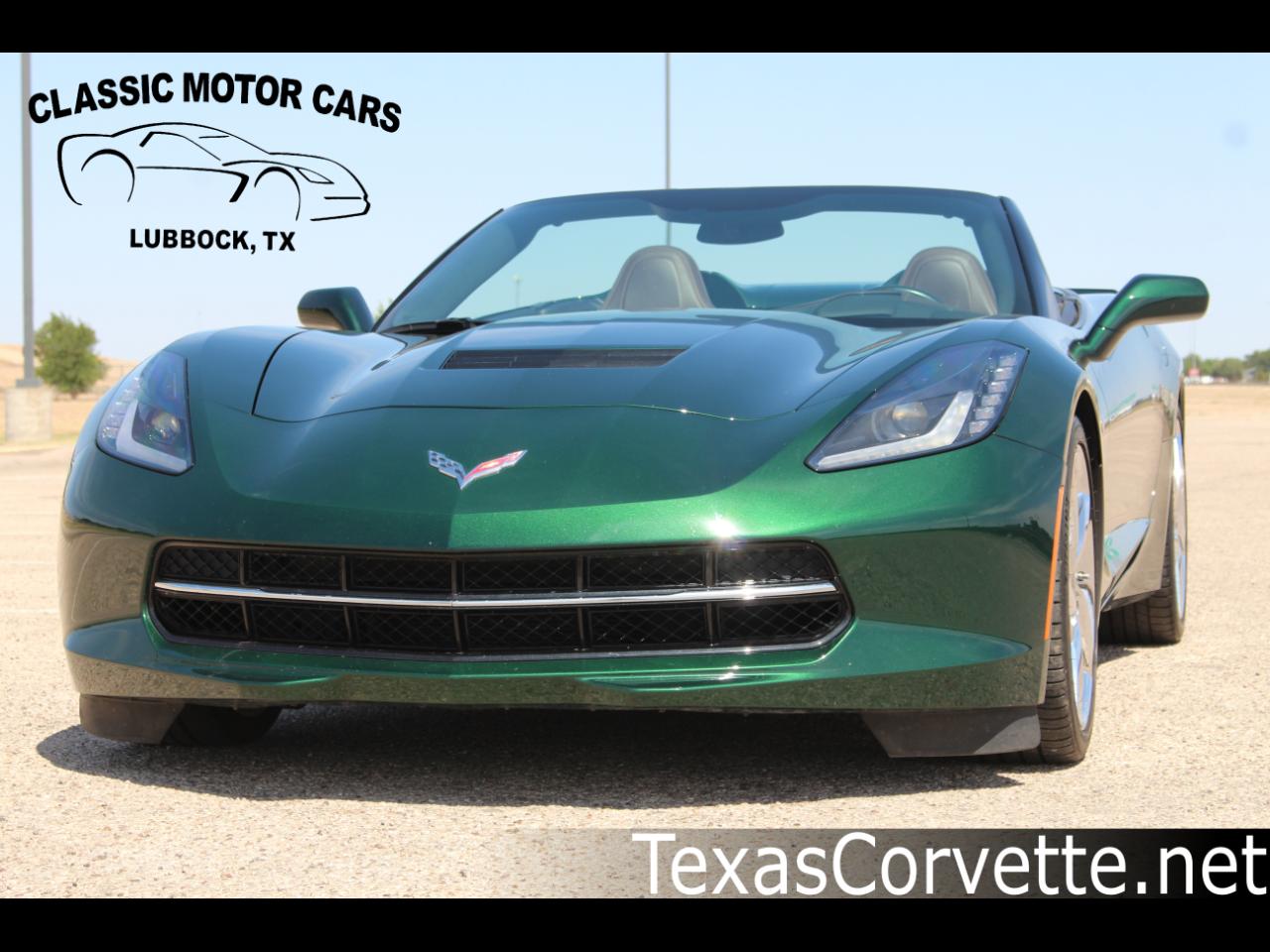 2014 Chevrolet Corvette Stingray 2dr Z51 Conv w/3LT