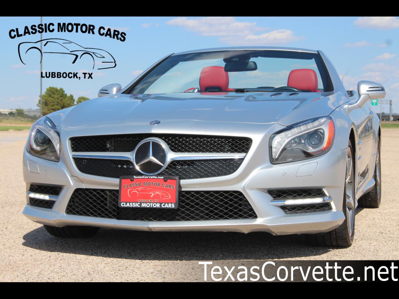 Silver 2013 Mercedes-Benz SL-Class Convertible Rear-Wheel Drive Automatic