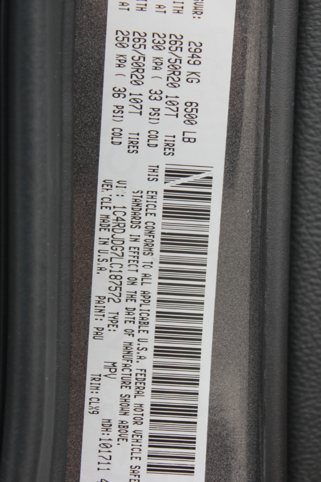 Dodge Durango GT AWD 2020