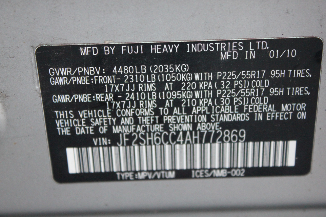 Subaru Forester 2.5X Premium 2010