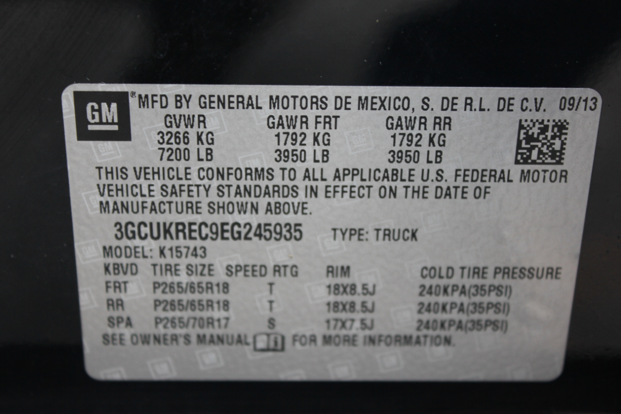 Chevrolet Silverado 1500 2LT Crew Cab Long Box 4WD 2014