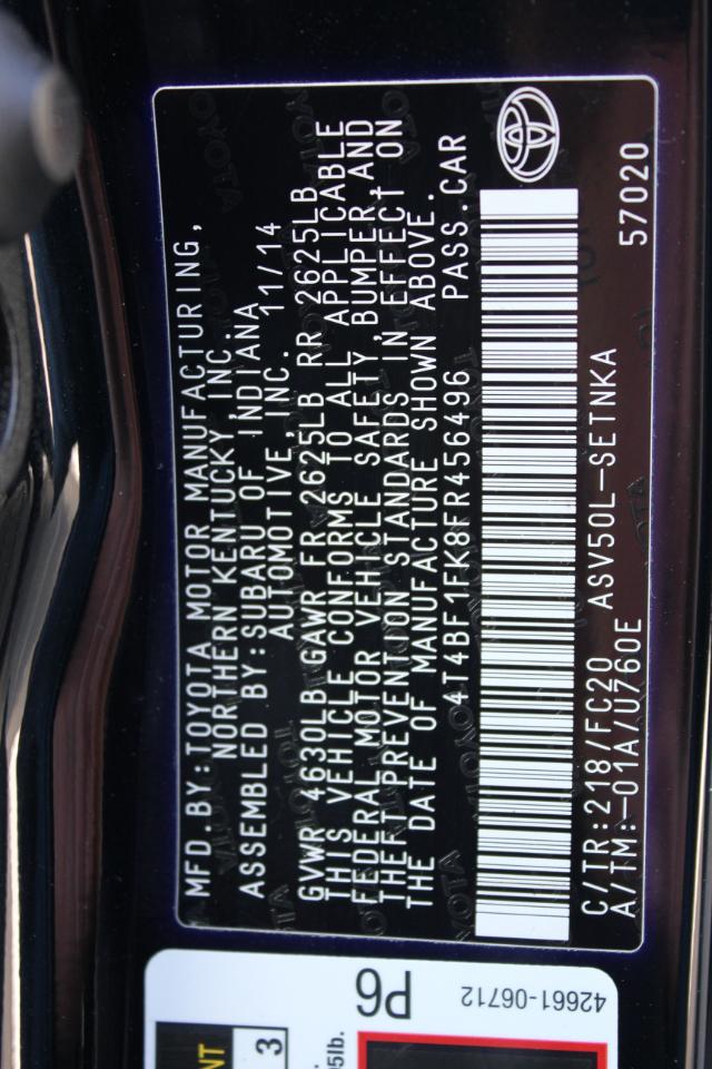 Toyota Camry LE 2015