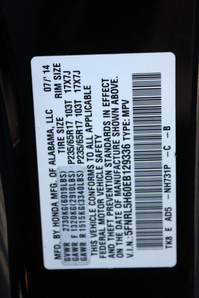 Honda Odyssey EX-L 2014