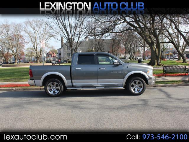Gray 2012 RAM 1500 Laramie Crew Cab 4WD Pickup Truck Four-Wheel Drive Automatic