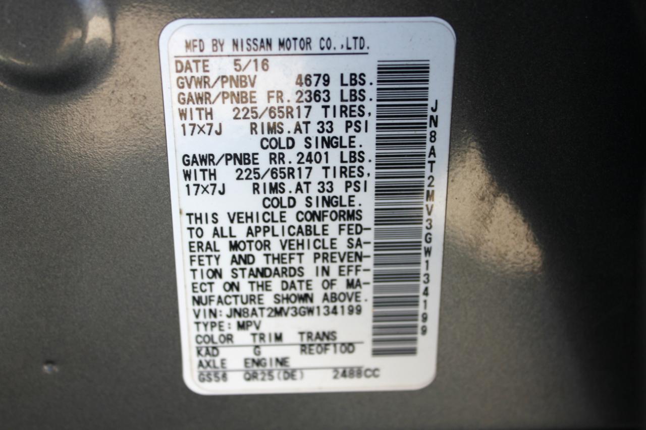 Nissan Rogue S AWD 2016