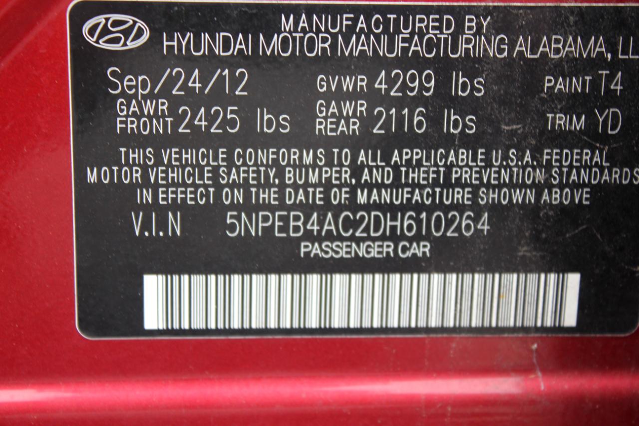 Hyundai Sonata GLS 2013