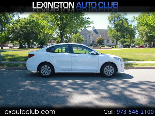 White 2019 Kia Rio LX FWD Sedan Front-Wheel Drive Automatic