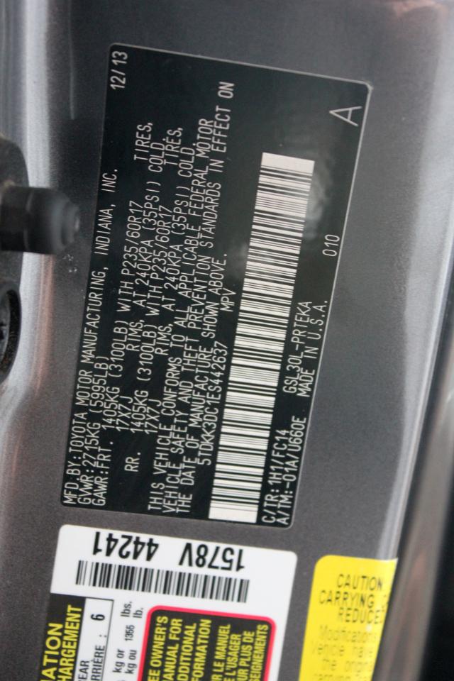 Toyota Sienna LE FWD 8-Passenger V6 2014