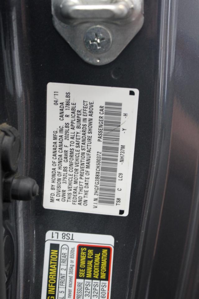 Honda Civic EX Coupe 5-Speed AT 2012