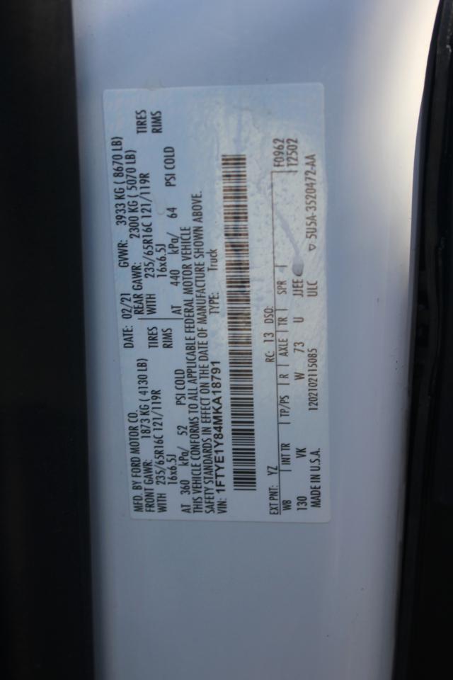 Ford Transit 150 Van Low Roof w/Sliding Pass. 130-in. WB 2021