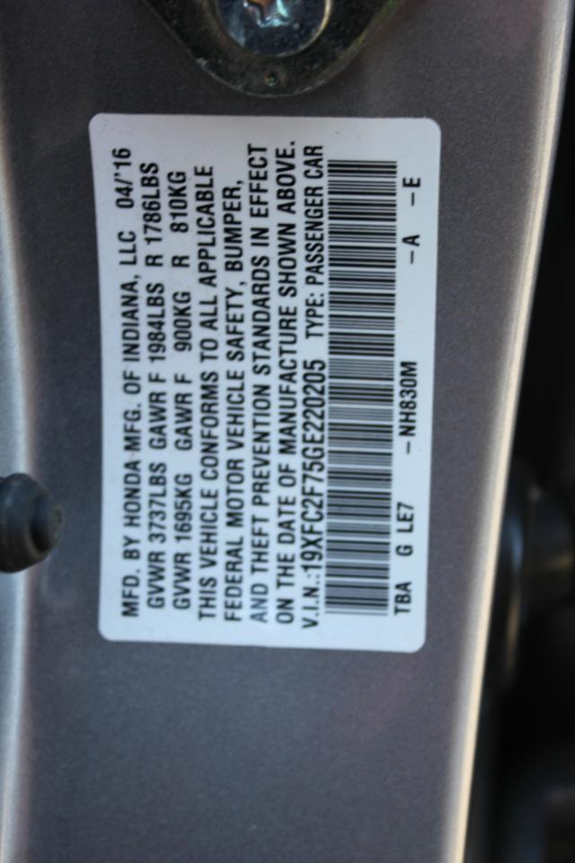 Honda Civic EX Sedan CVT 2016