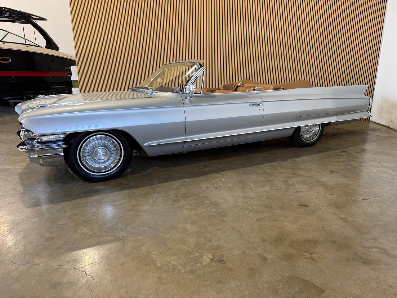 1962 Cadillac DeVille Convertible - Silver exterior view 5