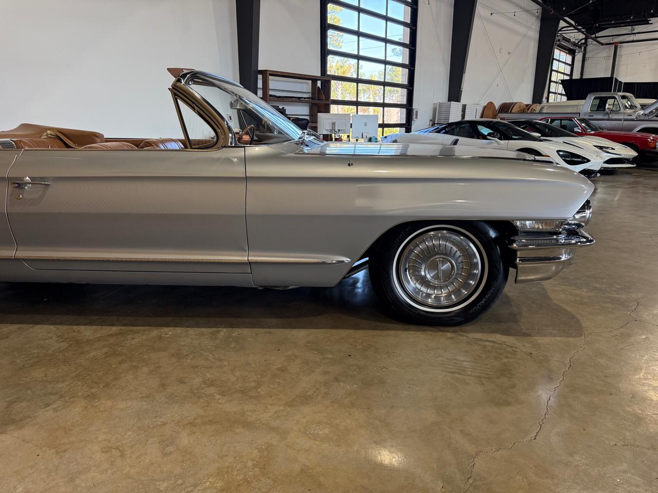 1962 Cadillac DeVille Convertible - Silver exterior view 12