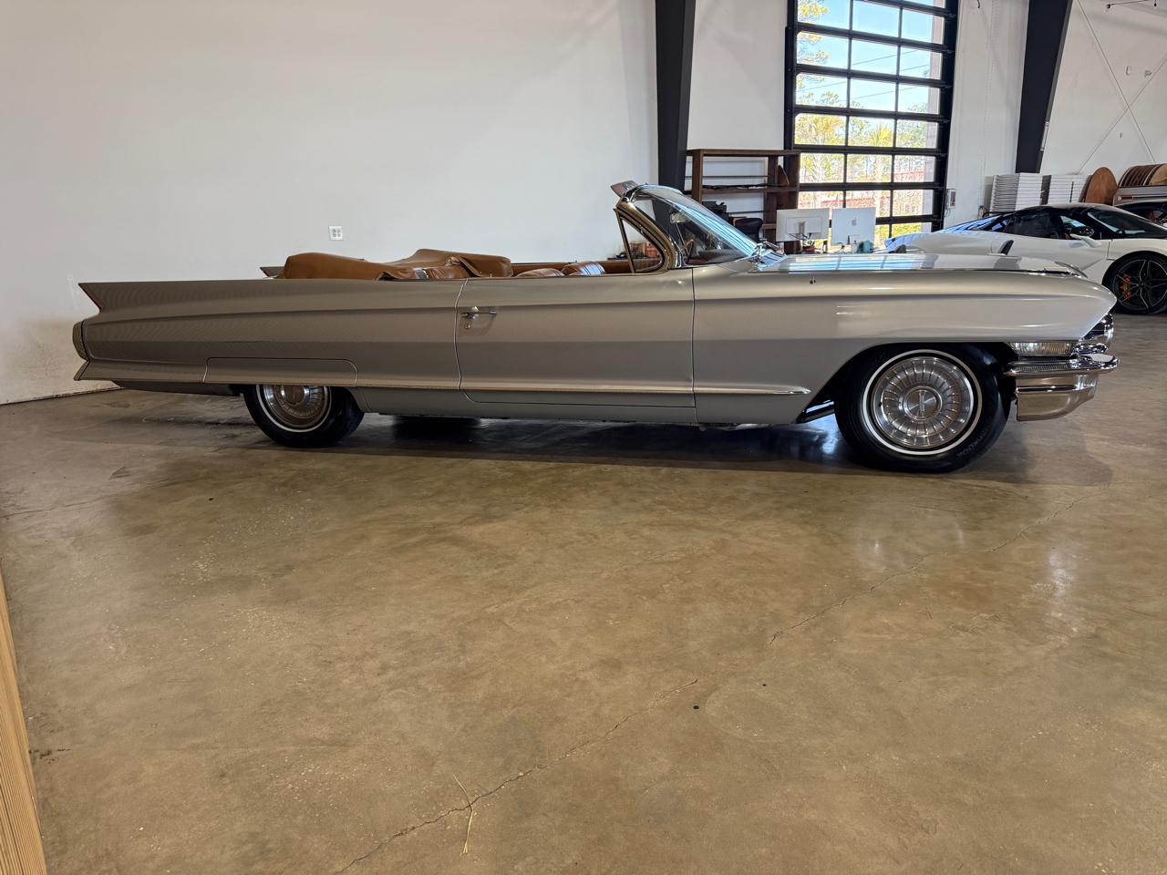 1962 Cadillac DeVille Convertible - Silver exterior view 13
