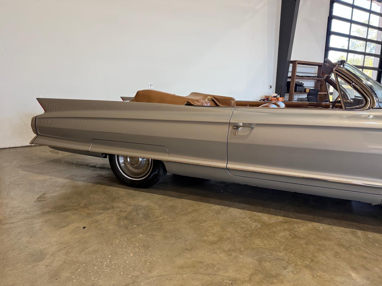 1962 Cadillac DeVille Convertible - Silver exterior view 14