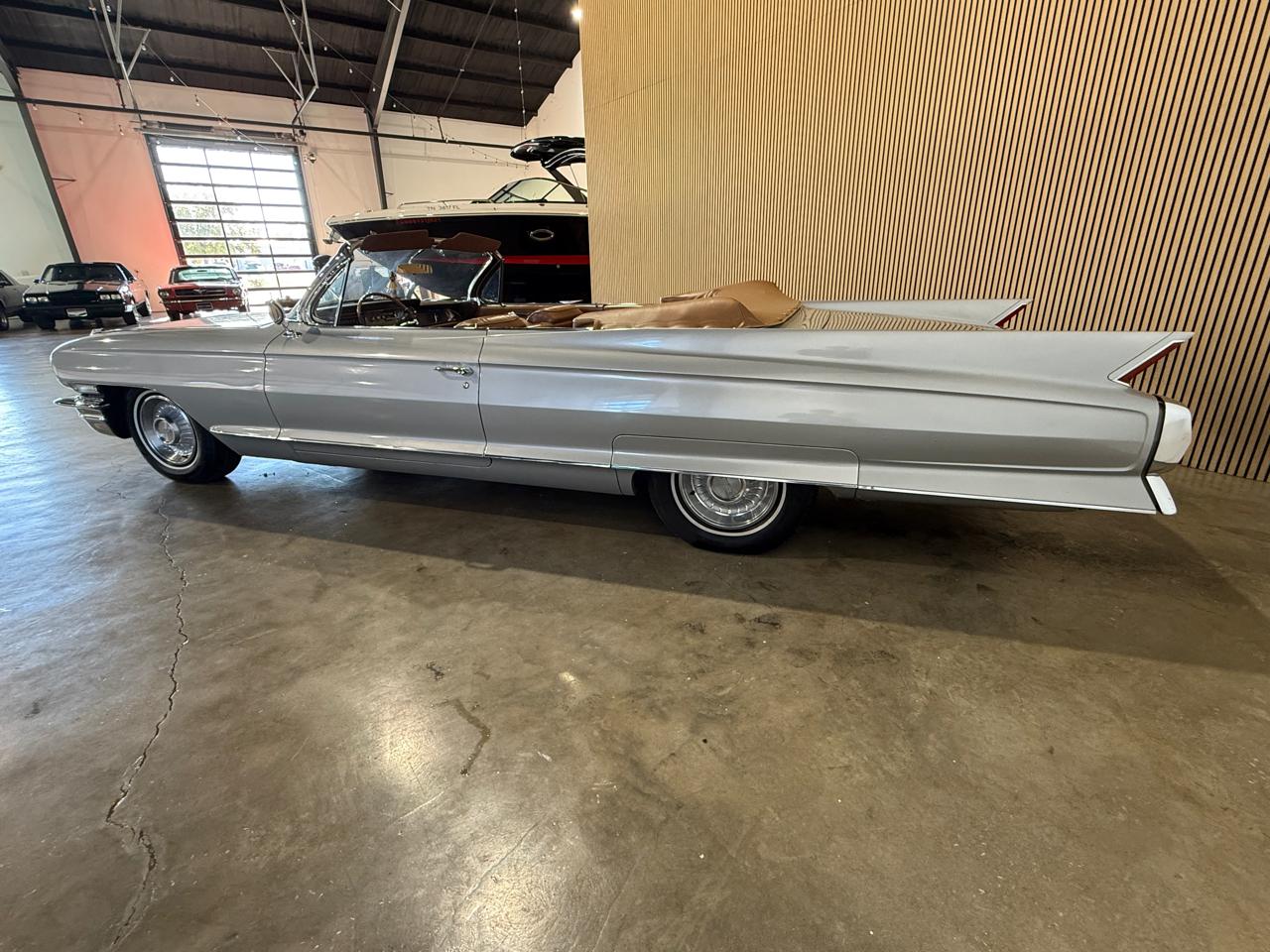 1962 Cadillac DeVille Convertible - Silver exterior view 20