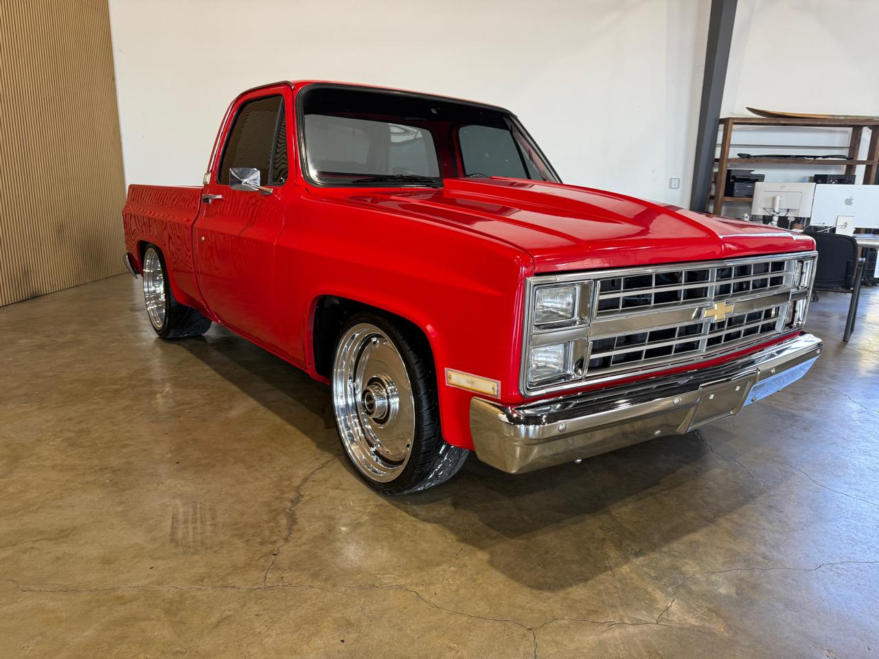 1984 Chevrolet C/K 10 Regular Cab 2WD - Red exterior view 2