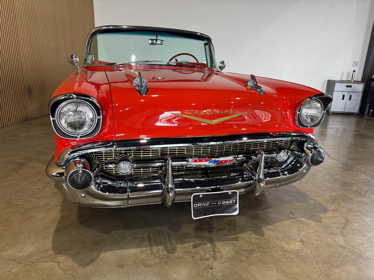 1957 Chevrolet BelAir - Red exterior view 5