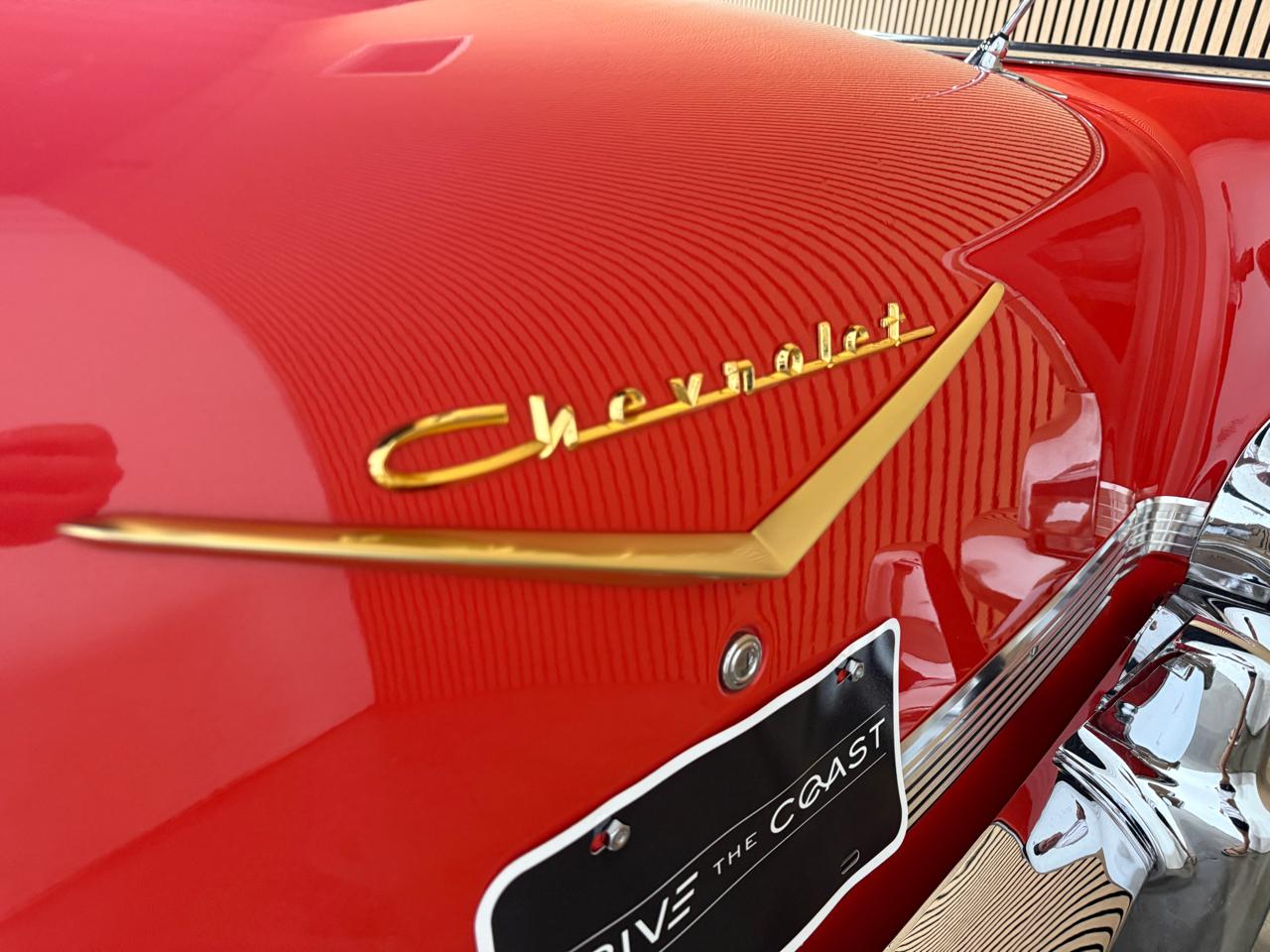 1957 Chevrolet BelAir - Red exterior view 9