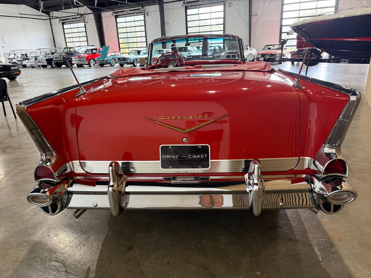 1957 Chevrolet BelAir - Red exterior view 10