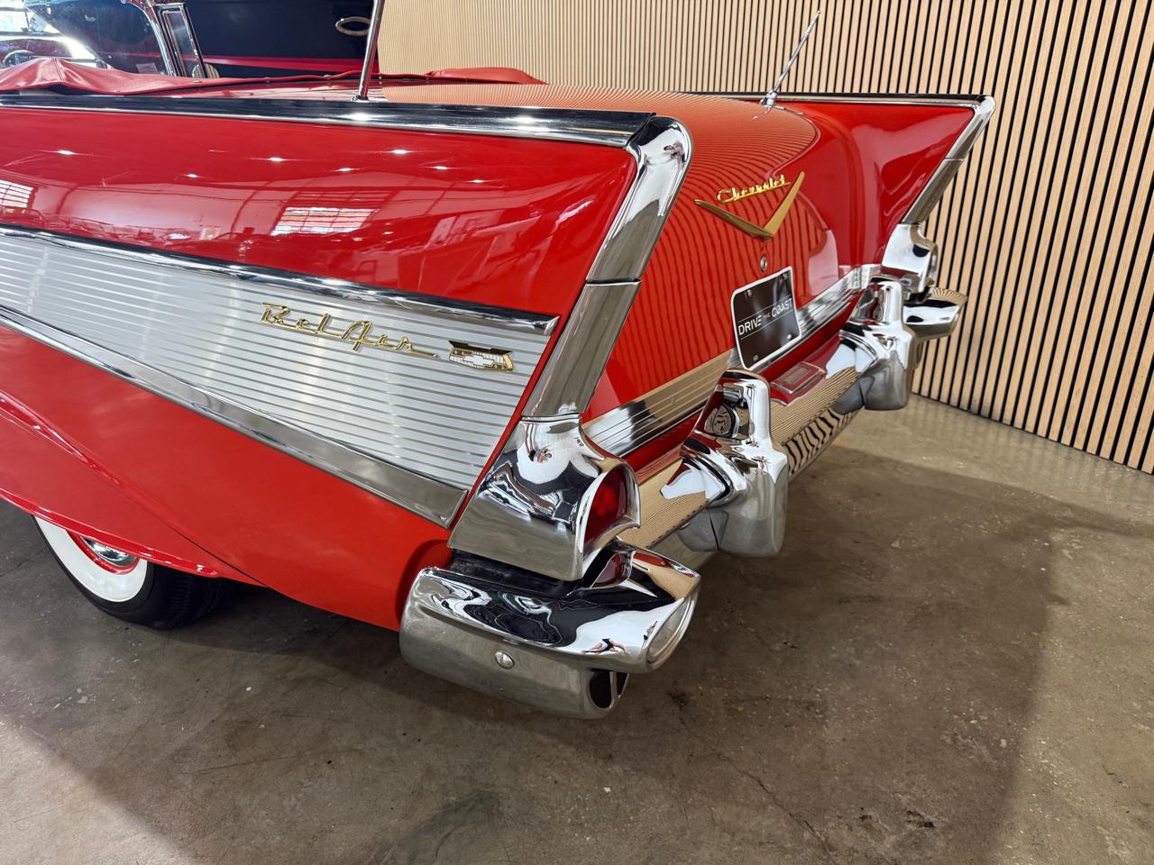 1957 Chevrolet BelAir - Red exterior view 12