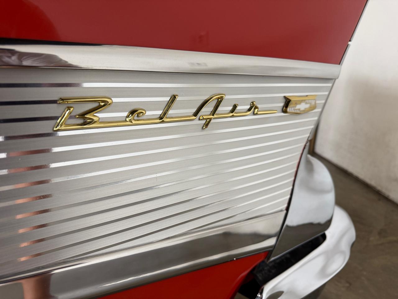 1957 Chevrolet BelAir - Red exterior view 14