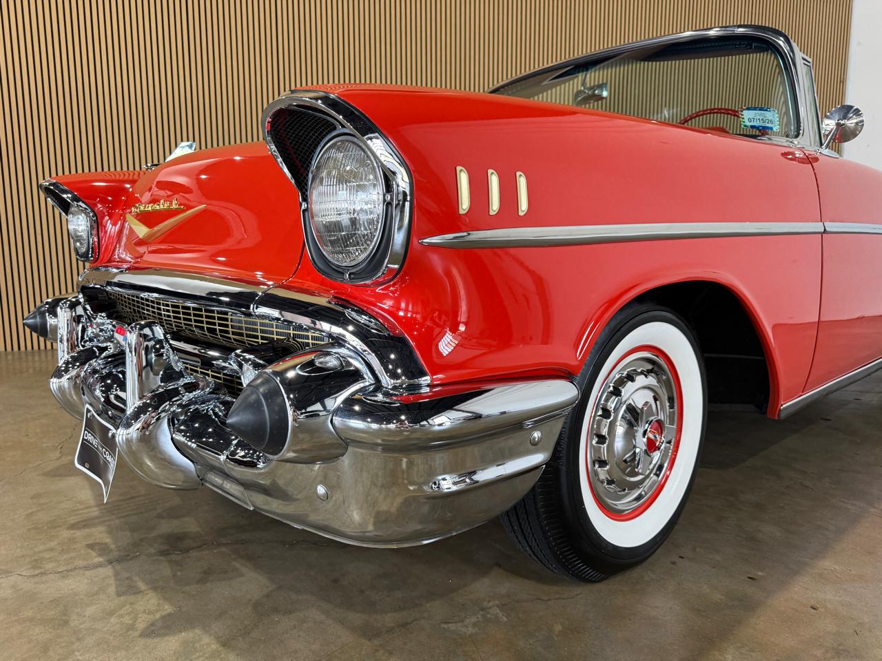 1957 Chevrolet BelAir - Red exterior view 19