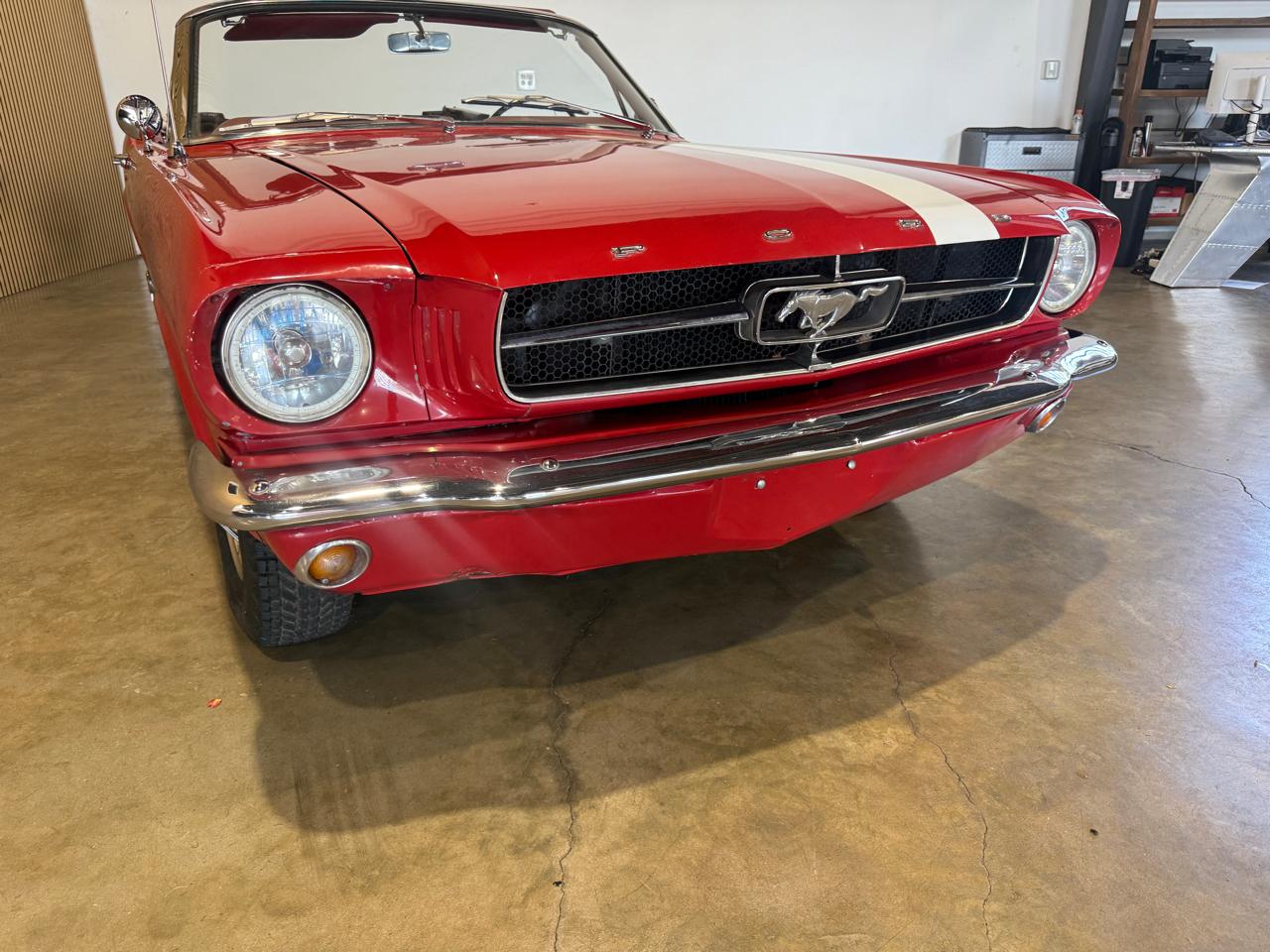 1965 Ford Mustang 2dr Conv - Red exterior view 5