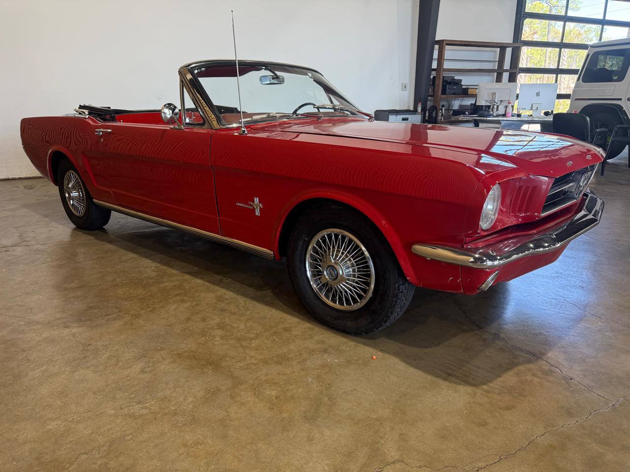 1965 Ford Mustang 2dr Conv - Red exterior view 6