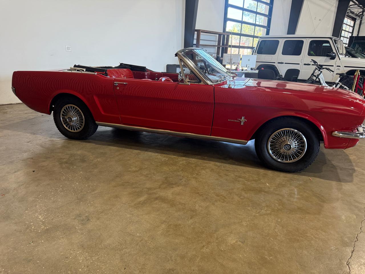 1965 Ford Mustang 2dr Conv - Red exterior view 8