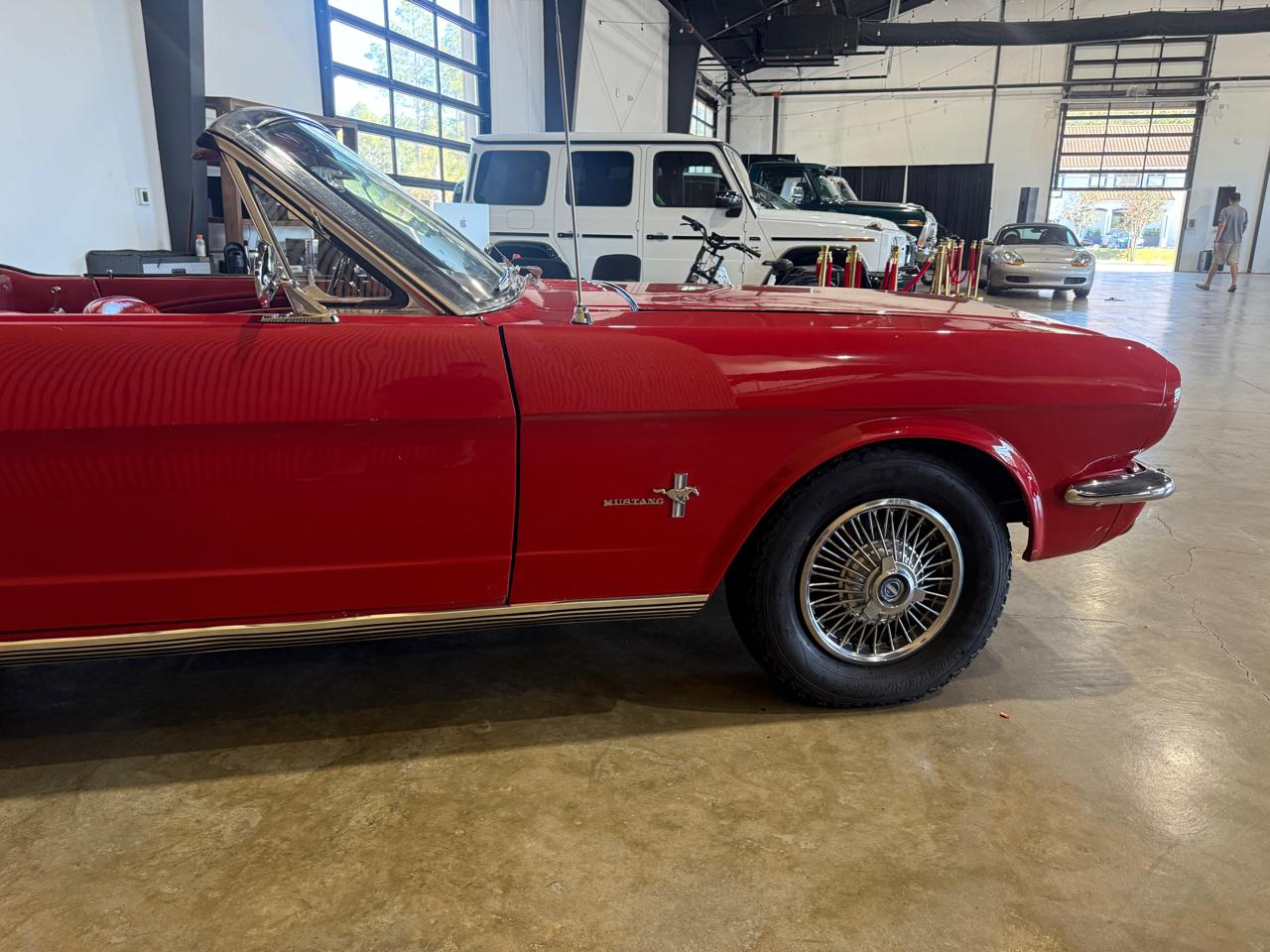 1965 Ford Mustang 2dr Conv - Red exterior view 9