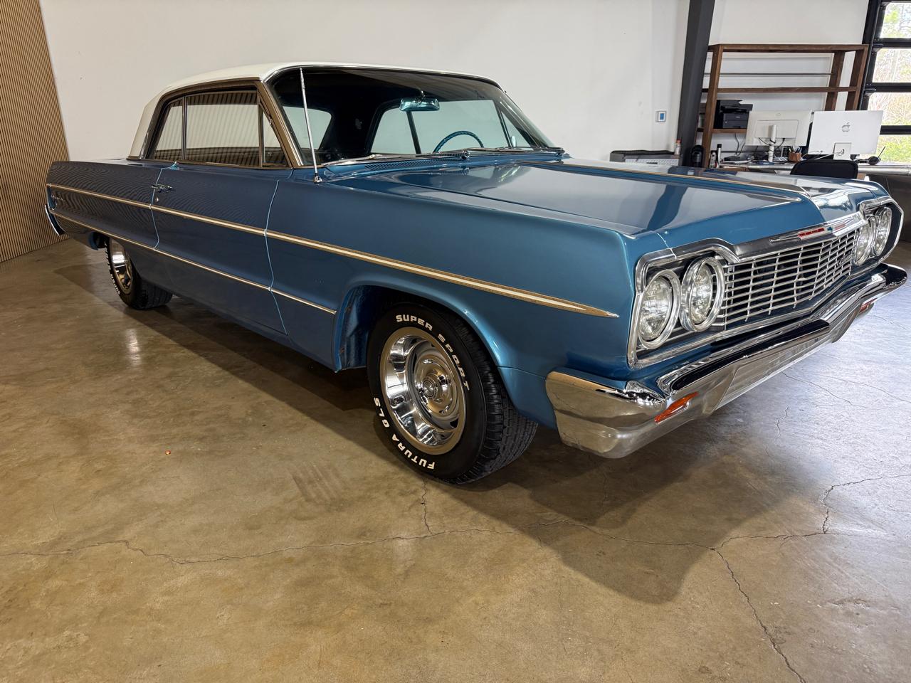 1964 Chevrolet Impala - Blue exterior view 5