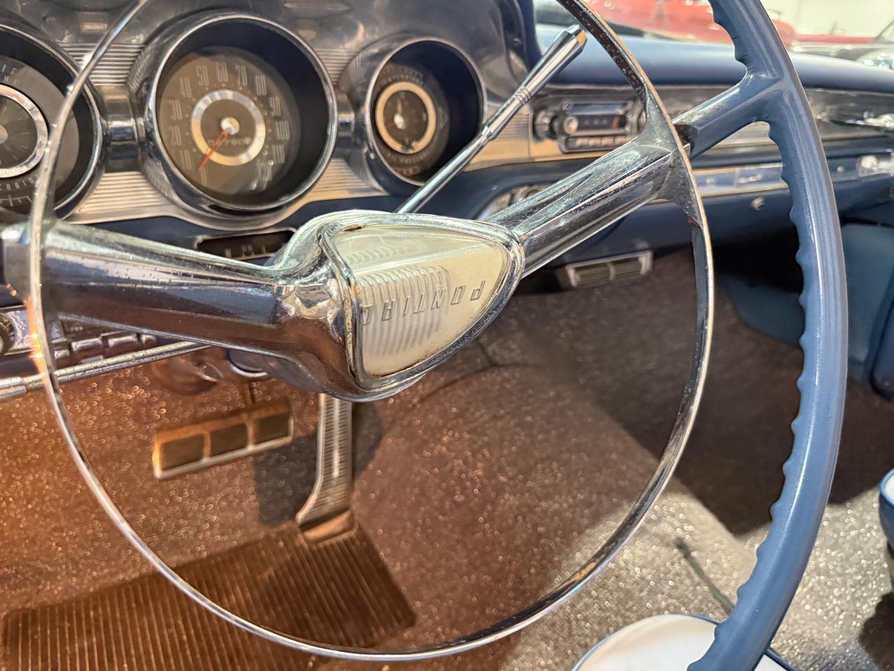 1959 Pontiac Bonneville Convertible - Blue exterior view 12