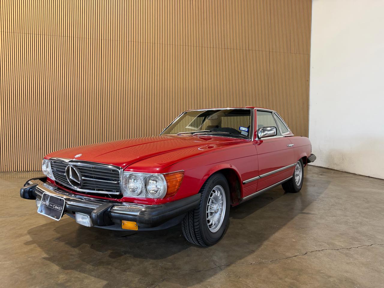 1985 Mercedes-Benz 380SL - Red exterior view 1