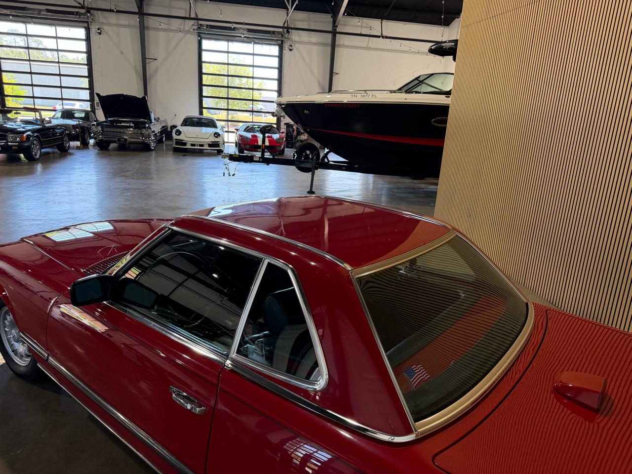 1985 Mercedes-Benz 380SL - Red exterior view 7