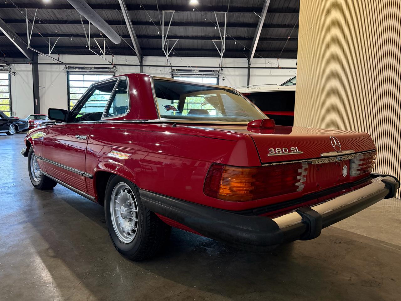 1985 Mercedes-Benz 380SL - Red exterior view 8