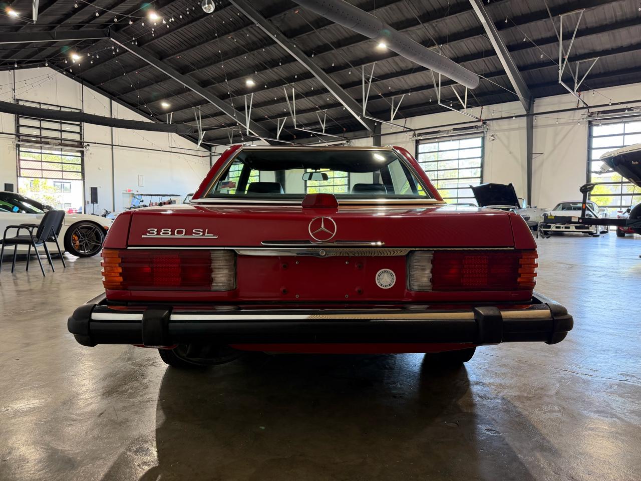 1985 Mercedes-Benz 380SL - Red exterior view 11