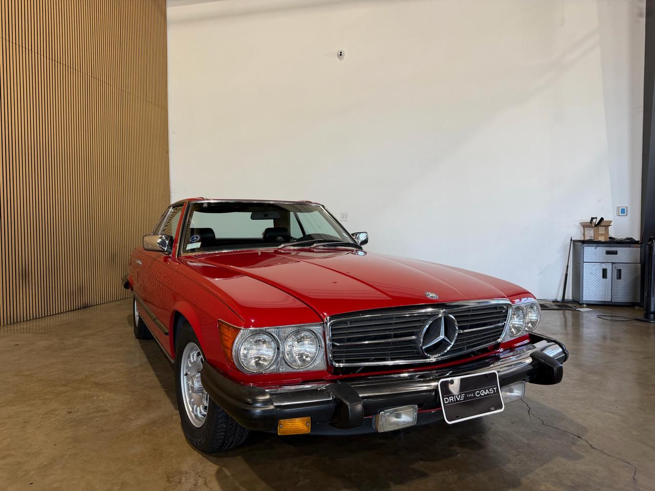 1985 Mercedes-Benz 380SL - Red exterior view 17