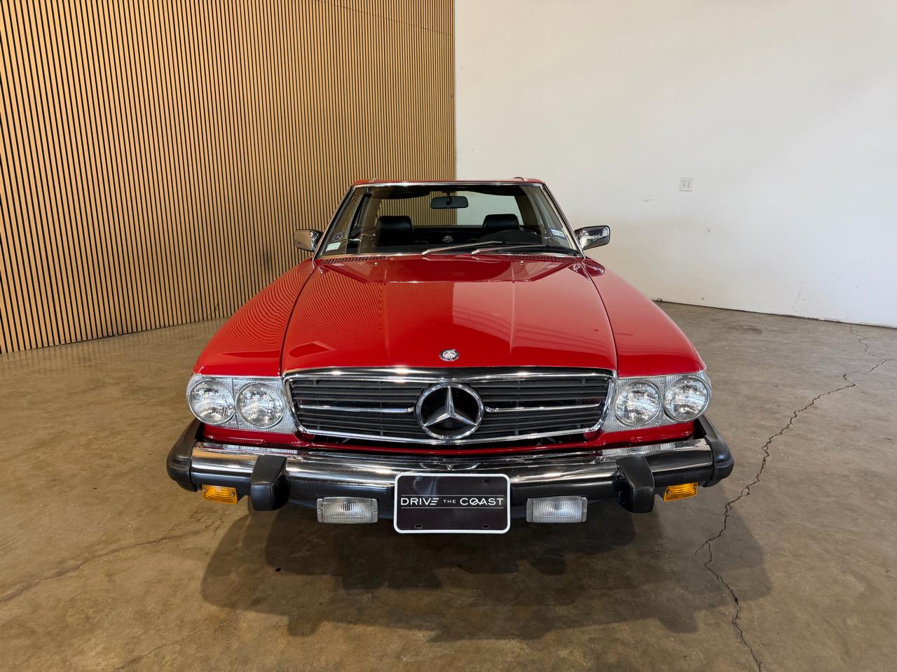 1985 Mercedes-Benz 380SL - Red exterior view 18