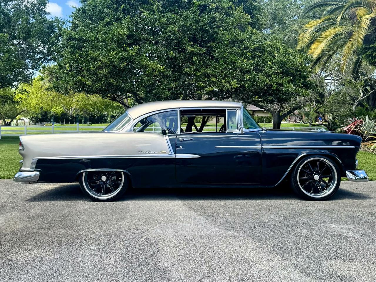 1955 Chevrolet BelAir - Black exterior view 2