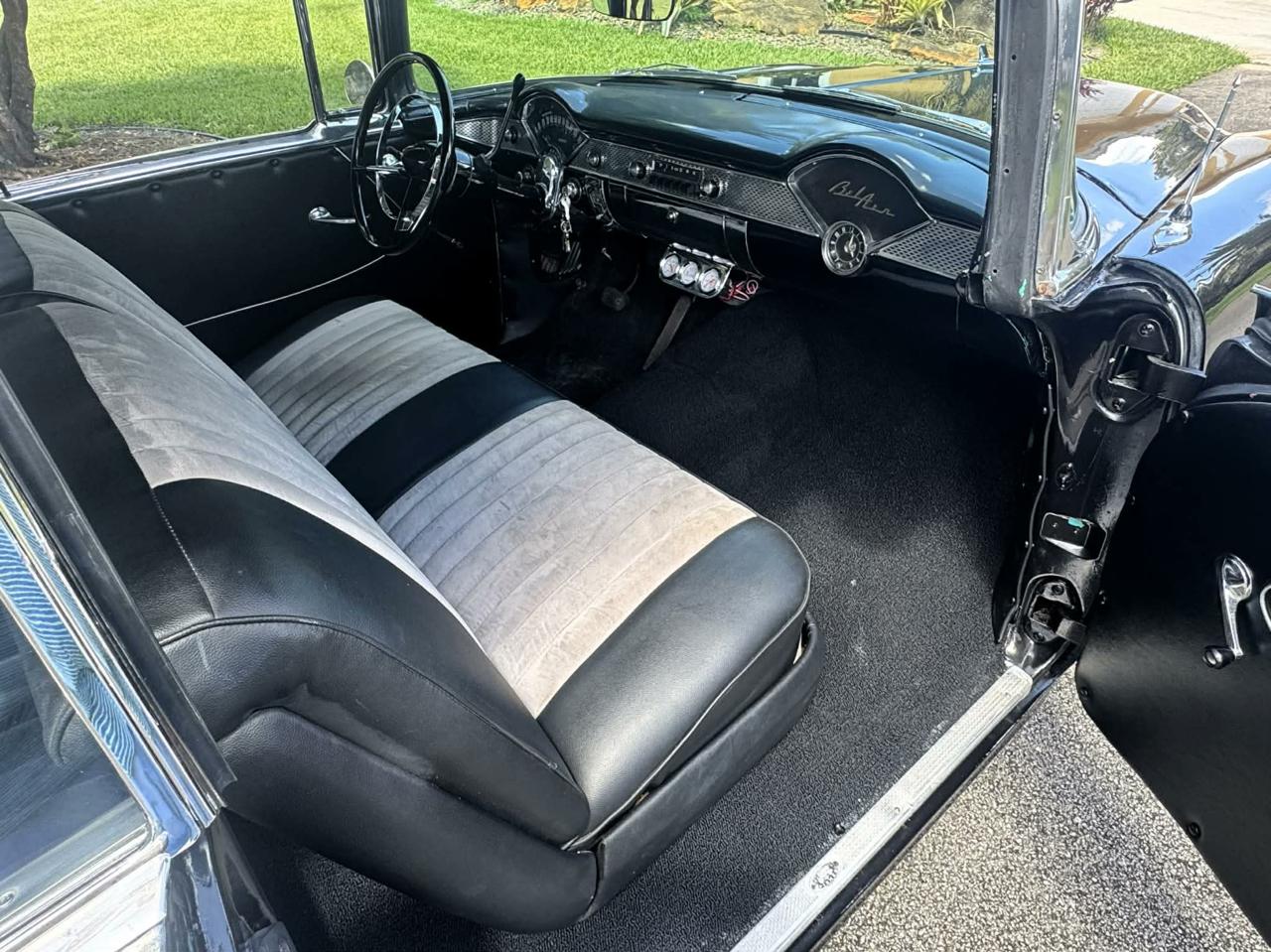 1955 Chevrolet BelAir - Black exterior view 6