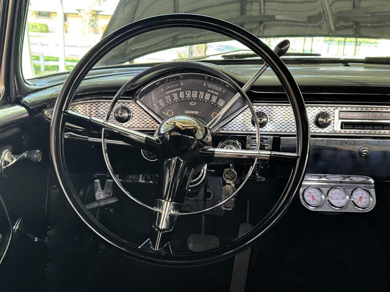 1955 Chevrolet BelAir - Black exterior view 9