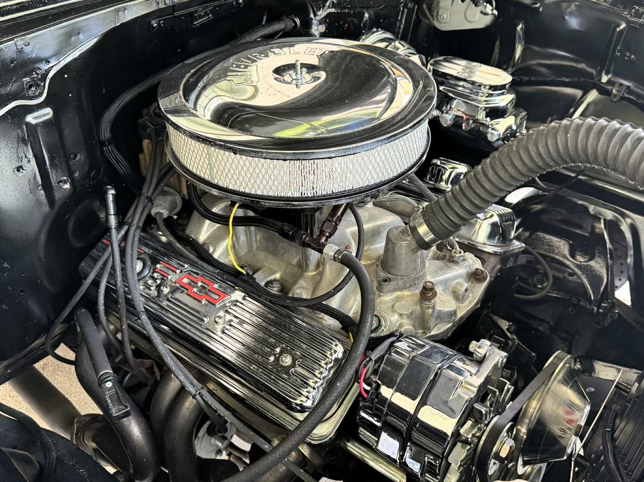 1955 Chevrolet BelAir - Black exterior view 10