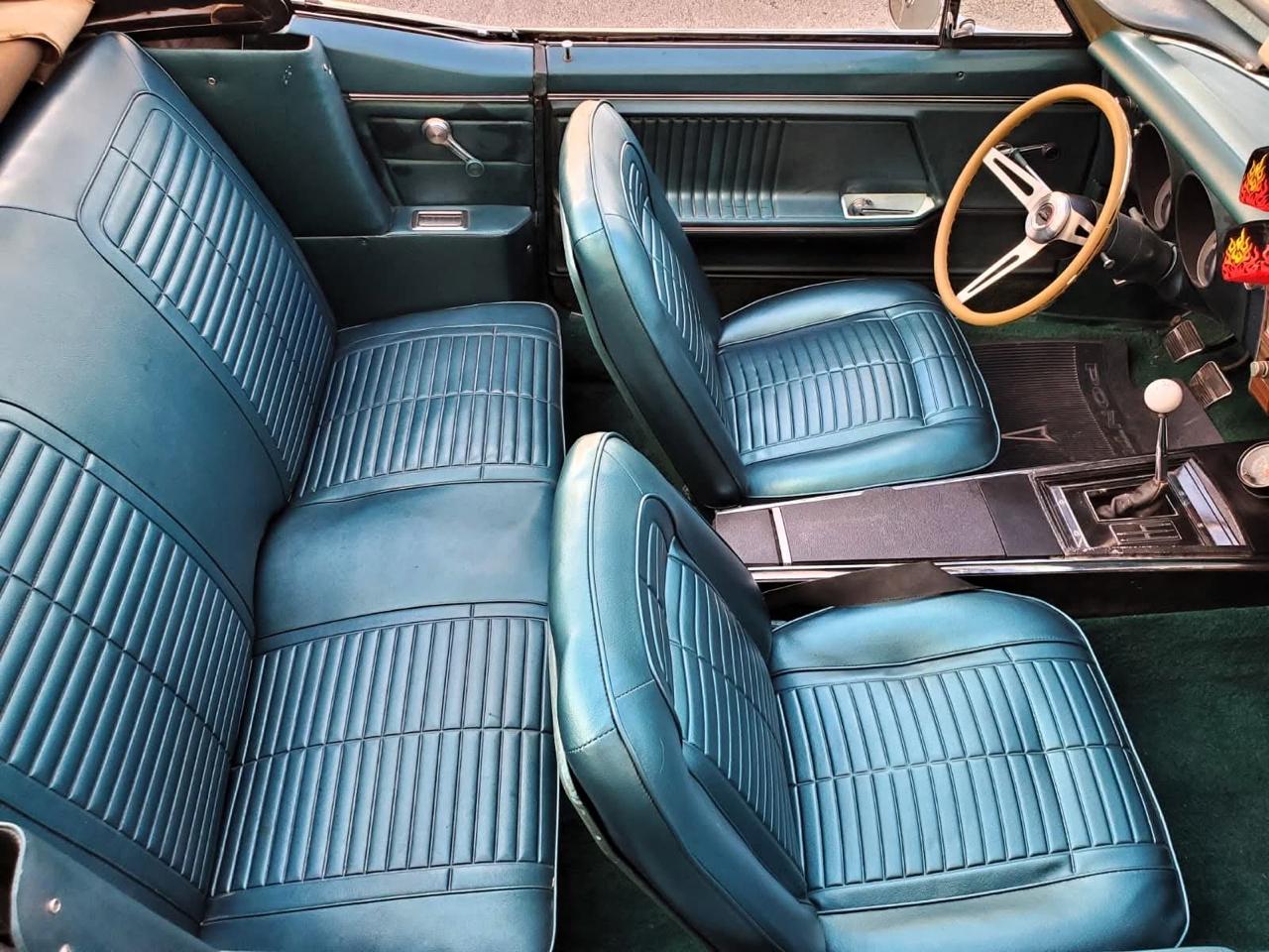 1967 Pontiac Firebird 2dr Convertible - Blue exterior view 4